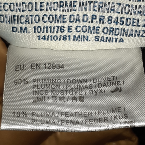 MONCLER PUFFER COAT LONG SLEEVE GOLDISH WOMEN'S SIZE 2 - Picture 14 of 14